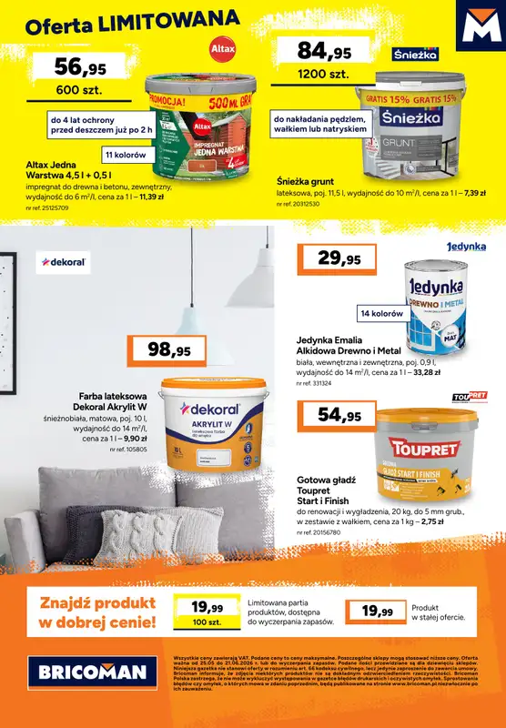 Bricoman - gazetka promocyjna Gazetka od poniedziałku 25.05 do niedzieli 21.06 - strona 12