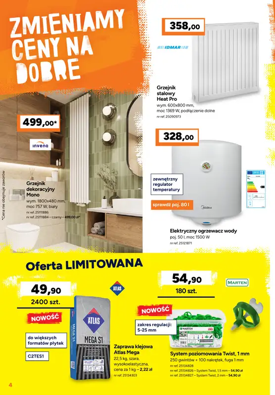 Bricoman - gazetka promocyjna Gazetka od poniedziałku 25.05 do niedzieli 21.06 - strona 4