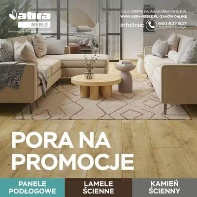 Abra Meble - gazetka promocyjna Pora na promocje od poniedziałku 25.05 do niedzieli 07.06