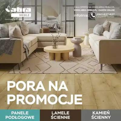 Abra Meble - gazetka promocyjna Pora na promocje od poniedziałku 25.05 do niedzieli 07.06