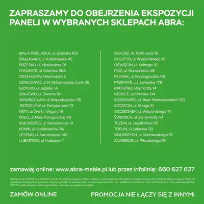 Abra Meble - gazetka promocyjna Pora na promocje od poniedziałku 25.05 do niedzieli 07.06 - strona 22