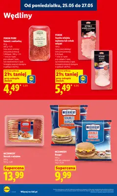 Lidl - gazetka promocyjna Oferta od poniedziałku od poniedziałku 25.05 do środy 27.05 - strona 50