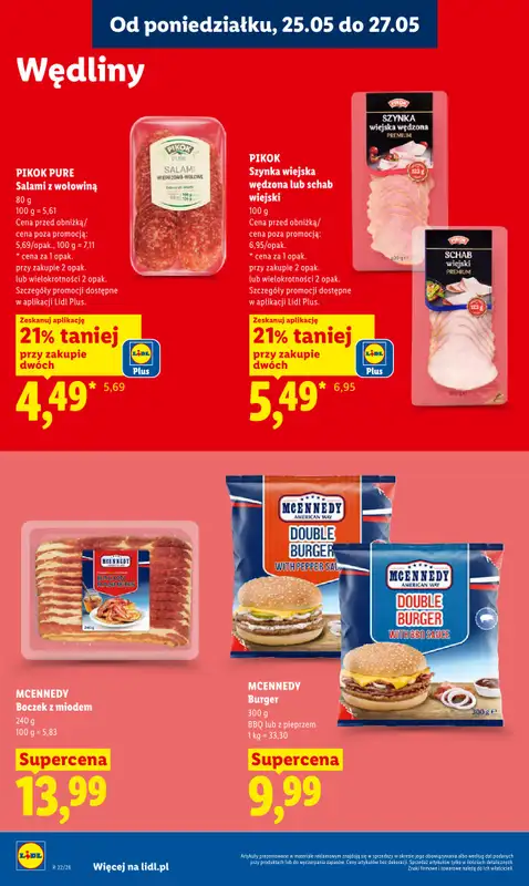 Lidl - gazetka promocyjna Oferta od poniedziałku od poniedziałku 25.05 do środy 27.05 - strona 50