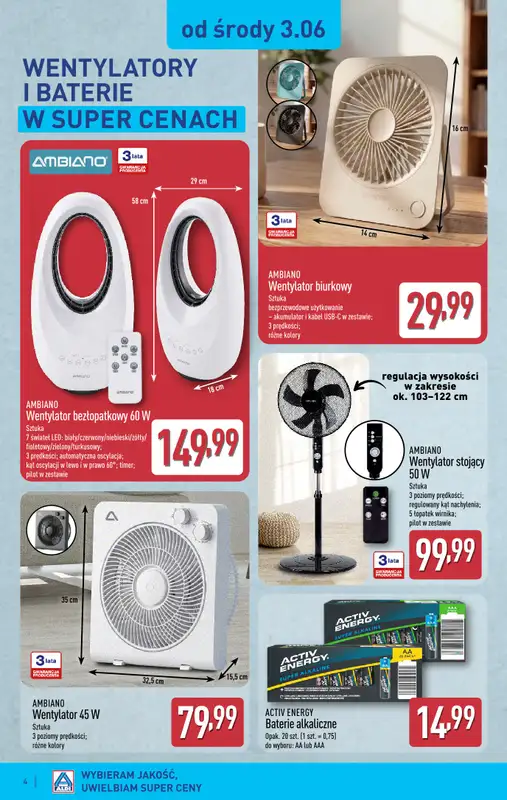 Aldi - gazetka promocyjna Aldi ma to coś! od środy 03.06 do soboty 06.06 - strona 4