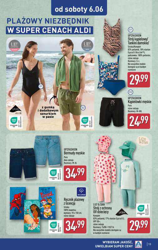 Aldi - gazetka promocyjna Aldi ma to coś! od środy 03.06 do soboty 06.06 - strona 13