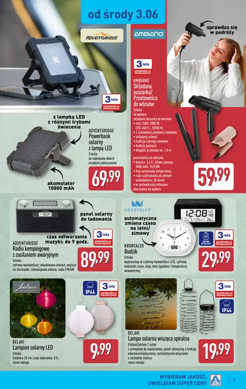 Aldi - gazetka promocyjna Aldi ma to coś! od środy 03.06 do soboty 06.06 - strona 9