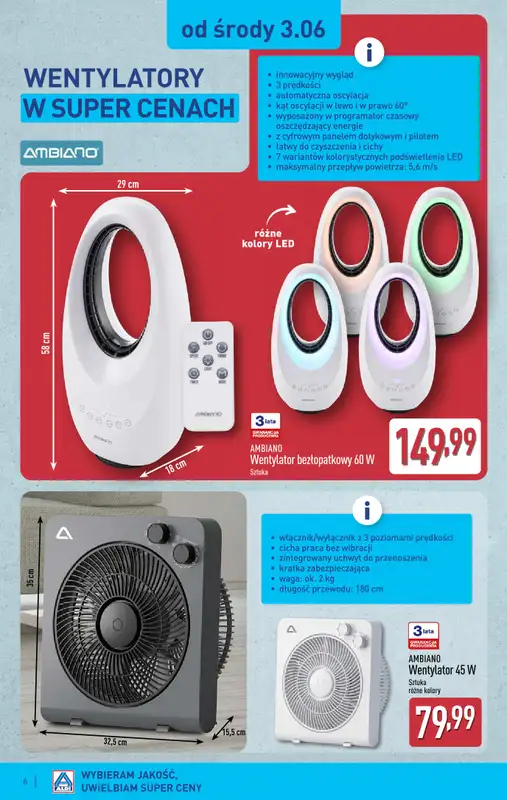 Aldi - gazetka promocyjna Aldi ma to coś! od środy 03.06 do soboty 06.06 - strona 6