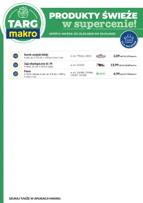 Makro - gazetka promocyjna Targ MAKRO - oferta świeża w super cenach! od poniedziałku 25.05 do soboty 30.05 - strona 8