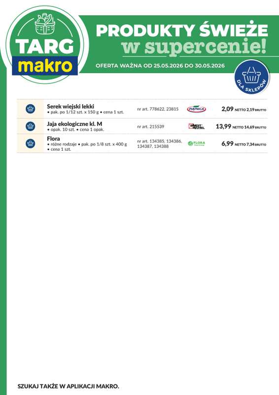 Makro - gazetka promocyjna Targ MAKRO - oferta świeża w super cenach! od poniedziałku 25.05 do soboty 30.05 - strona 8