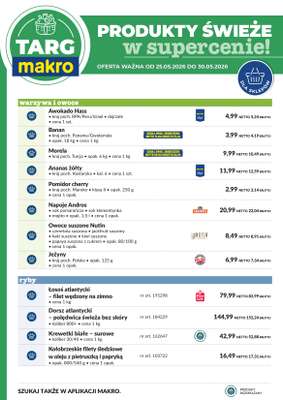 Makro - gazetka promocyjna Targ MAKRO - oferta świeża w super cenach! od poniedziałku 25.05 do soboty 30.05 - strona 6