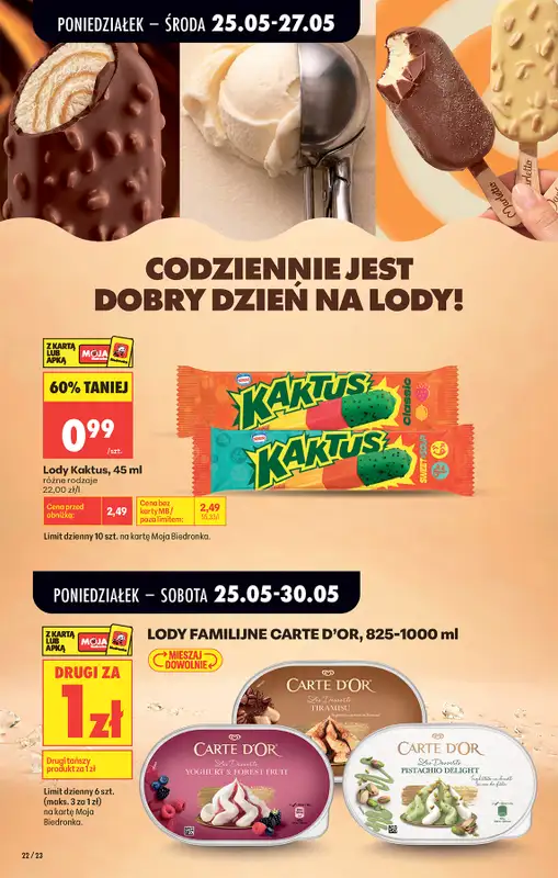 Biedronka - gazetka promocyjna Od poniedziałku, Z ladą tradycyjną od poniedziałku 25.05 do soboty 30.05 - strona 24