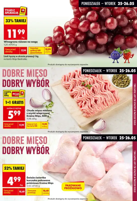 Biedronka - gazetka promocyjna Biedronkowe oszczędności od poniedziałku 25.05 do wtorku 26.05 - strona 6