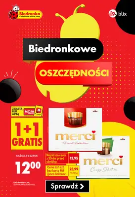 Biedronka - gazetka promocyjna Biedronkowe oszczędności od poniedziałku 25.05 do wtorku 26.05