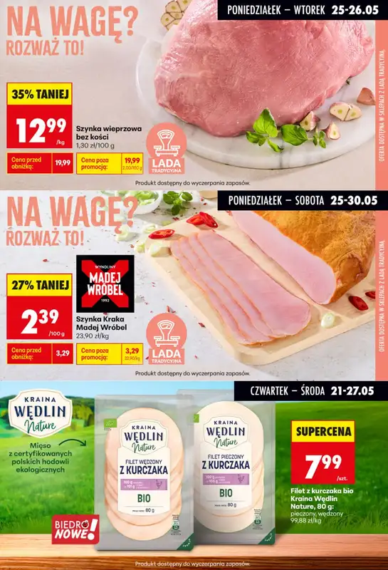 Biedronka - gazetka promocyjna Biedronkowe oszczędności od poniedziałku 25.05 do wtorku 26.05 - strona 7