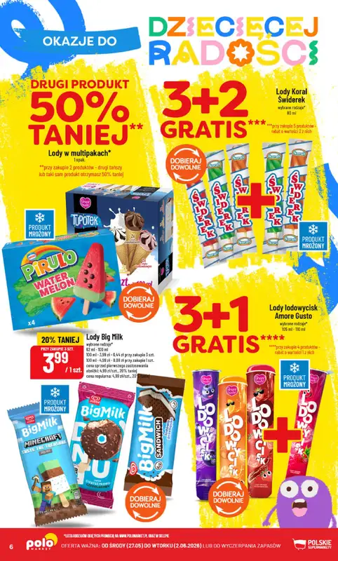 POLOmarket - gazetka promocyjna Gazetka od środy 27.05 do wtorku 02.06 - strona 6