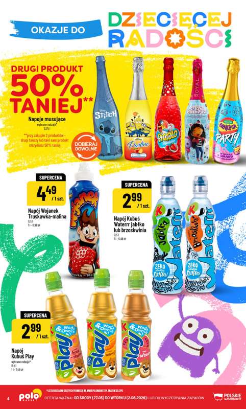 POLOmarket - gazetka promocyjna Gazetka od środy 27.05 do wtorku 02.06 - strona 4