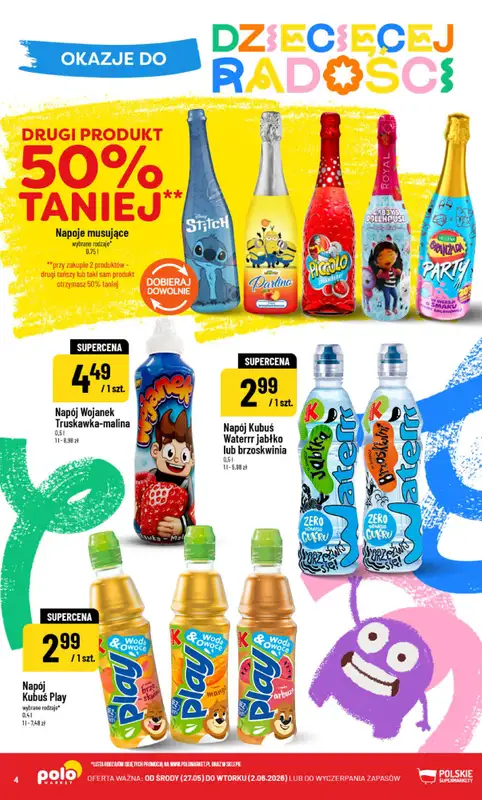 POLOmarket - gazetka promocyjna Gazetka od środy 27.05 do wtorku 02.06 - strona 4