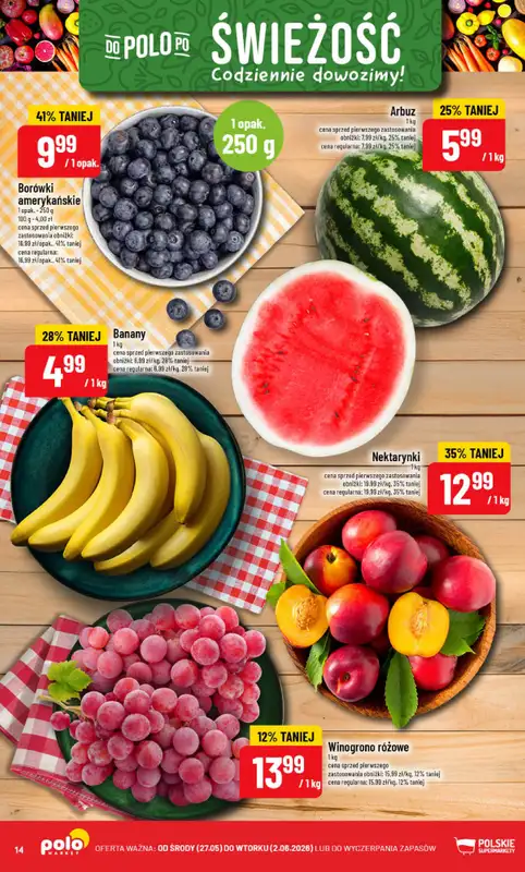 POLOmarket - gazetka promocyjna Gazetka od środy 27.05 do wtorku 02.06 - strona 14
