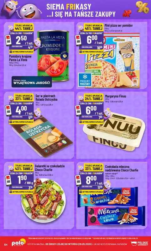 POLOmarket - gazetka promocyjna Gazetka od środy 27.05 do wtorku 02.06 - strona 64