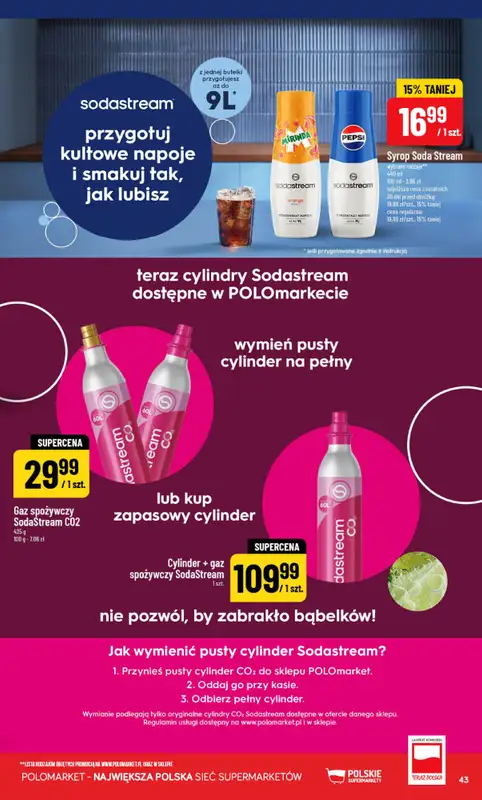 POLOmarket - gazetka promocyjna Gazetka od środy 27.05 do wtorku 02.06 - strona 43