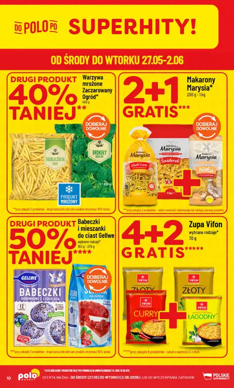 POLOmarket - gazetka promocyjna Gazetka od środy 27.05 do wtorku 02.06 - strona 10
