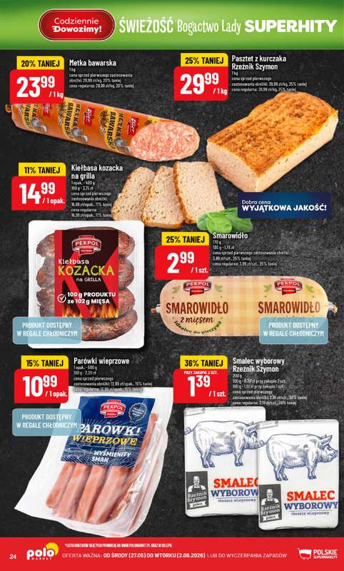 POLOmarket - gazetka promocyjna Gazetka od środy 27.05 do wtorku 02.06 - strona 24