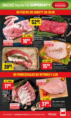 POLOmarket - gazetka promocyjna Gazetka od środy 27.05 do wtorku 02.06 - strona 21