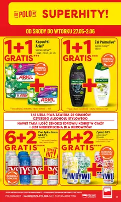 POLOmarket - gazetka promocyjna Gazetka od środy 27.05 do wtorku 02.06 - strona 13