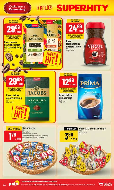POLOmarket - gazetka promocyjna Gazetka od środy 27.05 do wtorku 02.06 - strona 50