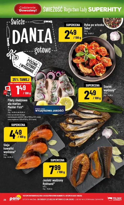 POLOmarket - gazetka promocyjna Gazetka od środy 27.05 do wtorku 02.06 - strona 28