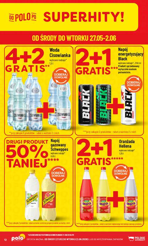 POLOmarket - gazetka promocyjna Gazetka od środy 27.05 do wtorku 02.06 - strona 12