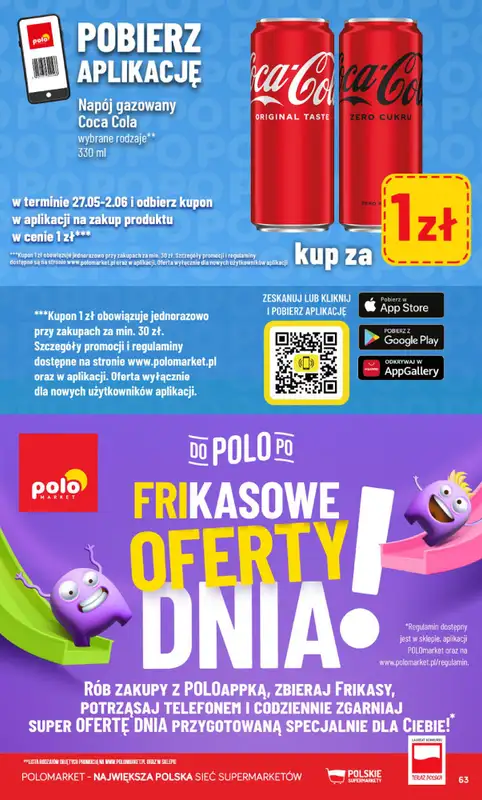 POLOmarket - gazetka promocyjna Gazetka od środy 27.05 do wtorku 02.06 - strona 63