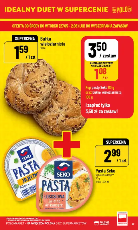 POLOmarket - gazetka promocyjna Gazetka od środy 27.05 do wtorku 02.06 - strona 47