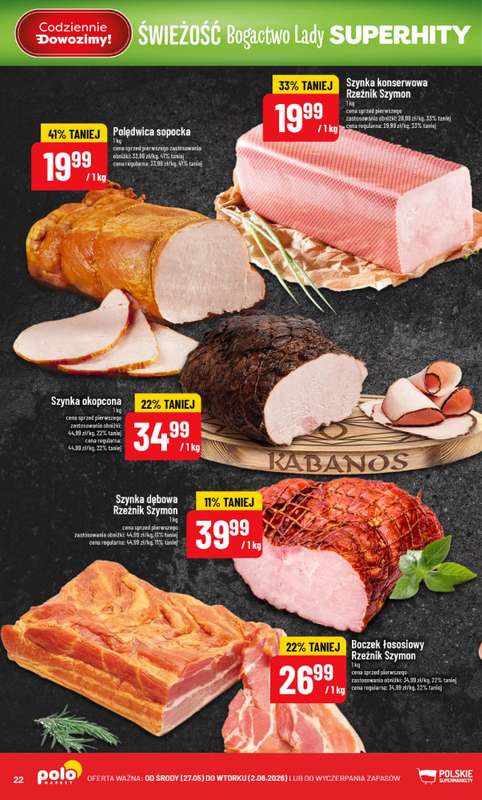 POLOmarket - gazetka promocyjna Gazetka od środy 27.05 do wtorku 02.06 - strona 22