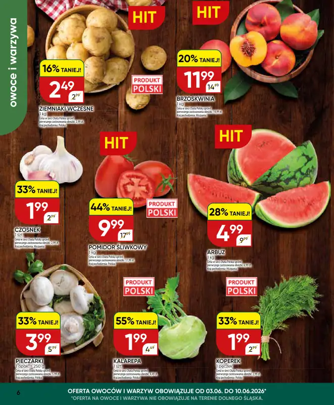 Chata Polska - gazetka promocyjna Gazetka 03-14.06  do niedzieli 14.06 - strona 6