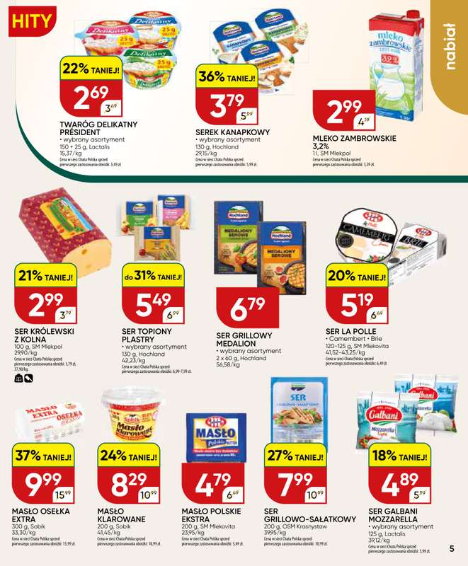 Chata Polska - gazetka promocyjna Gazetka 03-14.06  do niedzieli 14.06 - strona 5