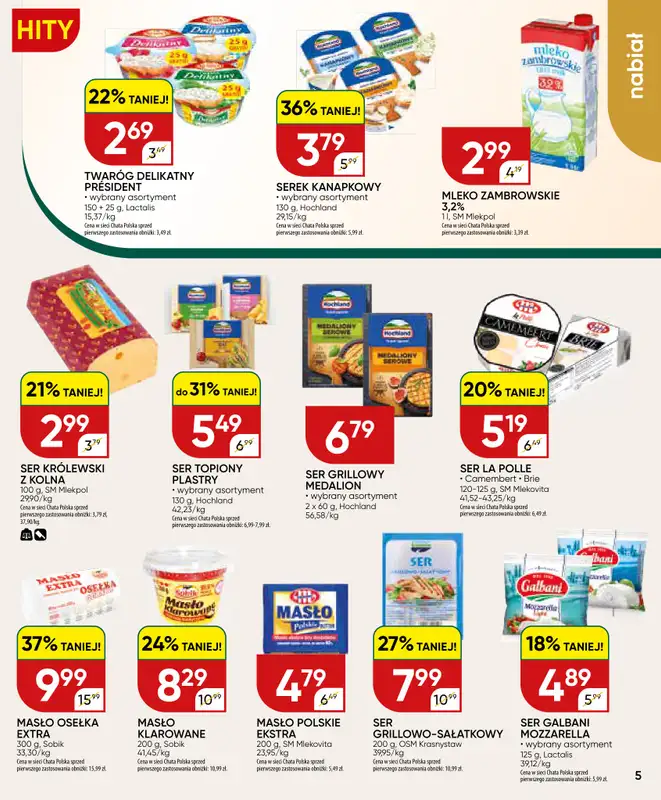 Chata Polska - gazetka promocyjna Gazetka 03-14.06  do niedzieli 14.06 - strona 5