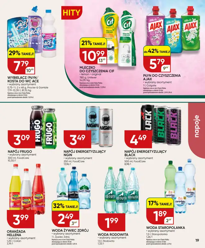Chata Polska - gazetka promocyjna Gazetka 03-14.06  do niedzieli 14.06 - strona 19