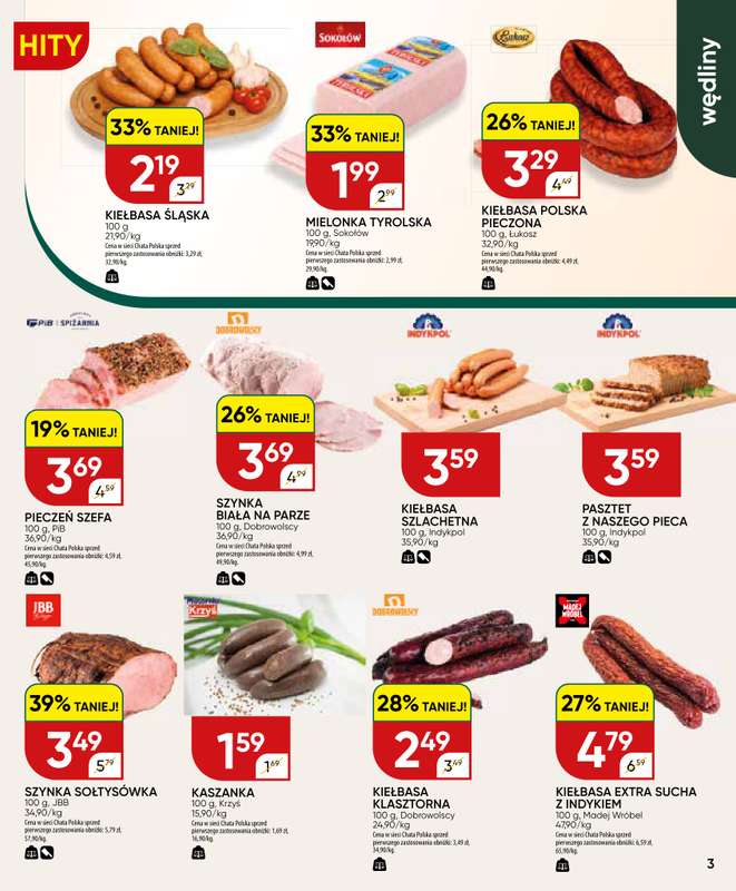 Chata Polska - gazetka promocyjna Gazetka 03-14.06  do niedzieli 14.06 - strona 3