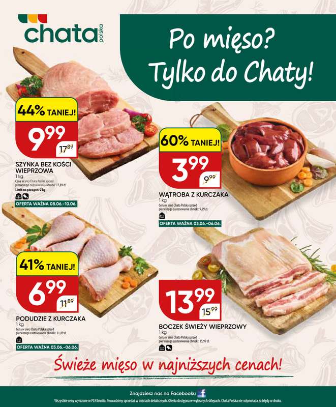Chata Polska - gazetka promocyjna Gazetka 03-14.06  do niedzieli 14.06 - strona 20