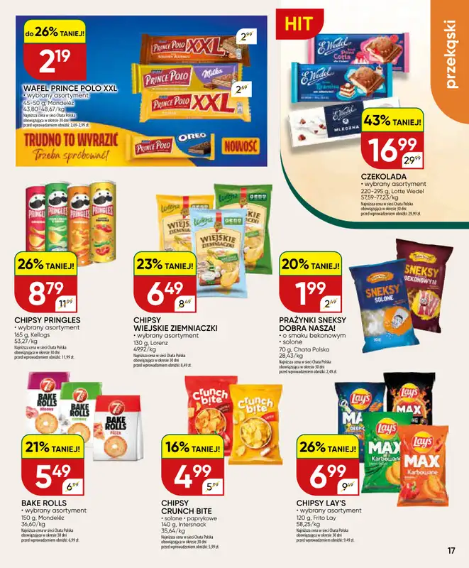 Chata Polska - gazetka promocyjna Gazetka 03-14.06  do niedzieli 14.06 - strona 17