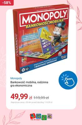 Monopoly Bankowość mobilna, rodzinna gra ekonomiczna