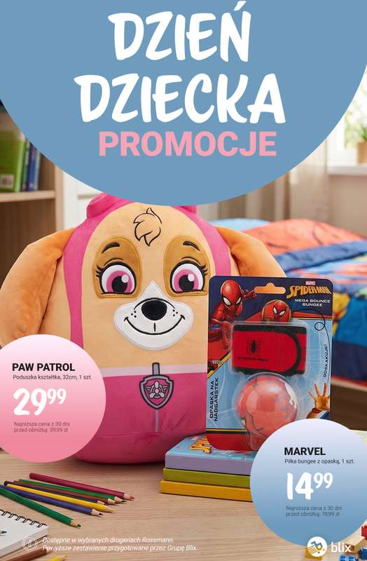 Rossmann - gazetka promocyjna Promocje na Dzień Dziecka od poniedziałku 25.05 do wtorku 02.06