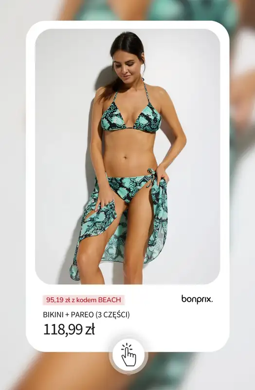 bonprix - gazetka promocyjna -20% na produkty plażowe + darmowa dostawa! od poniedziałku 25.05 do środy 27.05 - strona 8