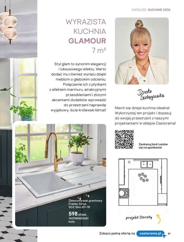 Castorama - gazetka promocyjna Katalog Kuchnie | Stylowe projekty  do czwartku 31.12 - strona 45