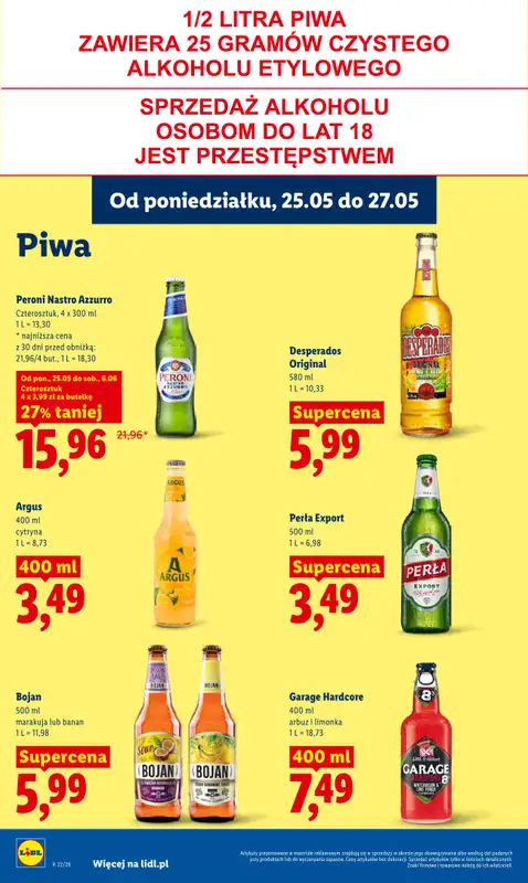 Lidl - gazetka promocyjna Oferta od poniedziałku od poniedziałku 25.05 do środy 27.05 - strona 74