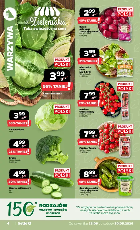 Netto - gazetka promocyjna Gazetka Spożywcza od czwartku 28.05 do soboty 30.05 - strona 4