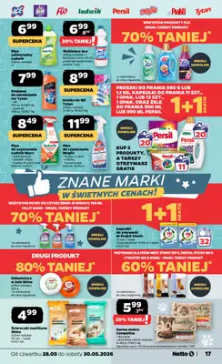 Netto - gazetka promocyjna Gazetka Spożywcza od czwartku 28.05 do soboty 30.05 - strona 17