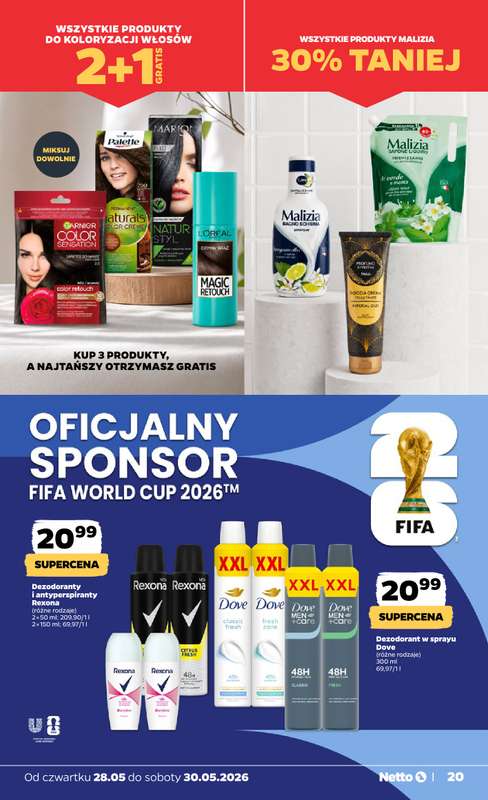 Netto - gazetka promocyjna Gazetka Spożywcza od czwartku 28.05 do soboty 30.05 - strona 20