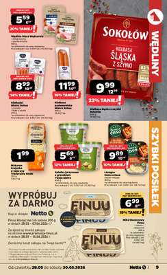 Netto - gazetka promocyjna Gazetka Spożywcza od czwartku 28.05 do soboty 30.05 - strona 9